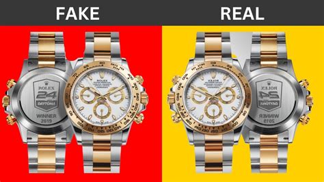 rolex vs duplicate watch.